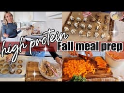 *NEW* EASY HIGH PROTEIN MEAL PREP FALL RECIPES TIFFANI BEASTON HOMEMAKING 2024