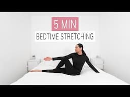 STRETCHING IN BED | easy bedtime relaxing routine