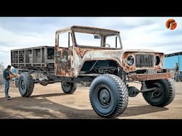 Man Fully Restores Abandoned Military Truck | Start to Finish Build by @restorationproduct1718