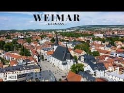 Stunning 4K Aerial Views of Weimar, Germany – A Journey Through History and Beauty!