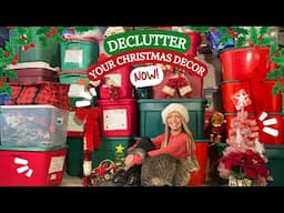 Declutter Your Christmas Decor NOW! Stress Free Holidays