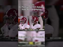 Roman Wilsons Rose Bowl Highlights, Check out the full video!