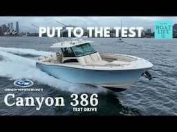 OFFSHORE - Full Test with triple 450Hp Yamaha - Grady White 386 Canyon