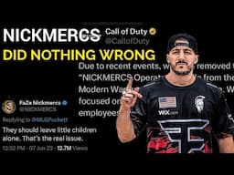 NICKMERCS DID NOTHING WRONG! Call Of Duty Tries To CANCEL NICK MERCS Over Tweet DEFENDING KIDS!