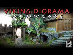 Viking Diorama Display Showcase