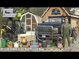 BUYING CHICKENS & BUILDING THE NEW SHED | Animals on RIVERBEND | Farming Simulator 25 | Episode 6