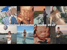 Second Trimester Vlog | Weeks 25-27 | Pregnancy Diary, 4D Baby Scan, Ibiza Babymoon, Birthday