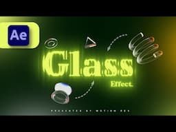 This Effect is COOL on Anything!⚡Epic Refracted Glass Effect in After Effects - Motion Rex