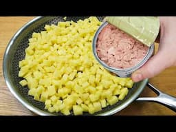 Ich nehme Kartoffelbrei und 1 Ei! Dieses Rezept wird Sie verrückt machen! Familienrezept! ASMR