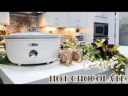 NEW! Easy Crockpot Hot Chocolate Recipe