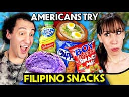 Americans Try Filipino Snacks For The First Time!