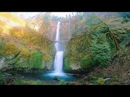 10 MINUTES RELAXING MULTNOMAH WATERFALLS II MULTNOMAH WATERFALLS OREGON