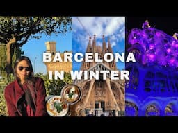 Winter in Barcelona | 4 day itinerary, business trip travel vlog