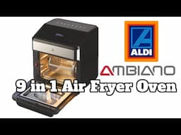 Aldi 9-in-1 Air Fryer Oven | Rotisserie Chicken Made Easy!