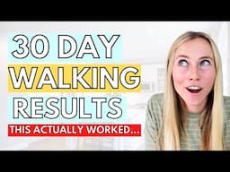 I Walked 10,000 Steps Everyday For 30 Days... It Worked!!