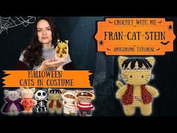 Frankenstein Cat amigurumi tutorial