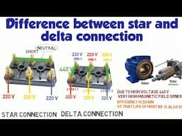 WHAT IS STAR DELTA CONNECTION | STAR AND DELTA CONNECTION