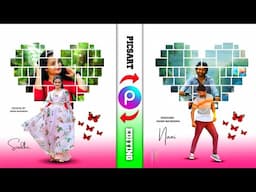 Instagram Trending Love Puzzle Effect Photo Editing in PicsArt Telugu | mahi tech info