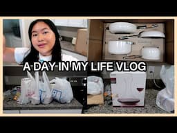 A DAY IN MY LIFE + CARAWAY COOKWARE UNBOXING