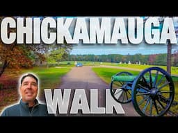 Walking Chickamauga Battlefield - Nature Virtual Walk in Georgia - 4k City Walks