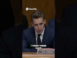 Senator Hawley GRILLS Biden Admin