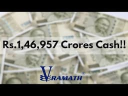 Rs.1,46,957 Crores Cash!!