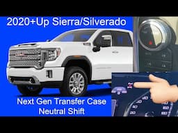 2020+Up GM Truck T-Case Neutral Shift