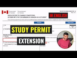 How To Extend Study Permit In Canada? | In English |