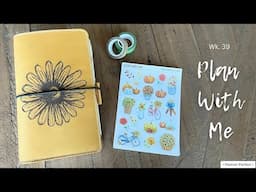 Wk. 39 / Planner Perfect Plan With Me / Wide TN