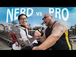 I built an Exoskeleton to challenge Pro Arm Wrestlers