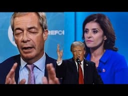 Nigel Farage SCHOOLS anti-Trump Mainstream Media Host in Britain