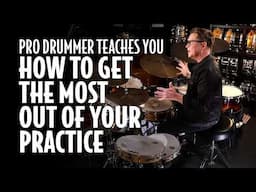 Pro Drummer Share His Number ONE tip for Better Practice (FREE PRACTICE TRACKER)