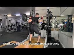 WEEK 3 HIGHBAR BACK SQUAT   - AussieFin