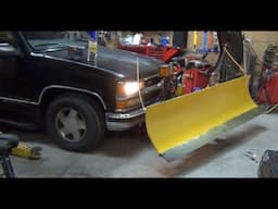 Snow plow front suspension sag on a 98 Tahoe - problem solved  Timbren GMFK35C bump stop  EZ install