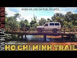 WHERE TO GO when ya FUEL'S LOW in Rural Laos | Big Loop Tour E15