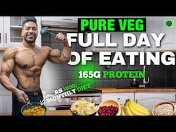 160g Protein In ₹3500 Monthly Vegetarian Diet | Low Budget Full Day Of Eating