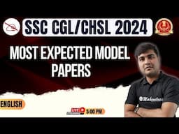 SSC Exam 2024 | SSC English Class | Expected Model Papers | Mahendras #19