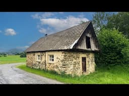 I Turned this Tiny Stone Cabin into a Minimalist Micro Home (Wheelchair Accessible)