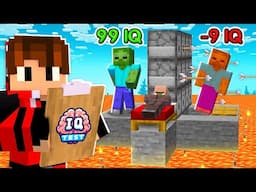 Testing EVERY Minecraft Mob IQ To See How DUMB They Are !!!