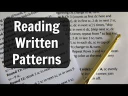 Crochet Basics: Reading Written Patterns