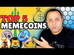 🚨 TOP 5 MEMECOINS Which Can GROW YOUR PORTFOLIO FOR GOOD In 2024-25 BULL SEASON | MEMECOIN SEASON 🤑