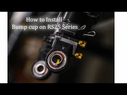 CSI Tech Tip - How to Install a Bump Cup on your new RS25 Double Adjustable Shock