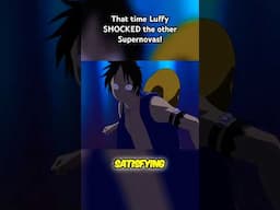 Luffy SHOCKS the other Supernovas! #luffy #onepiece #anime #shorts