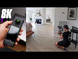 Behind the Scenes + Actual Shots! Real Estate Video Shoot - Shot on Insta360 X4 in 8K!