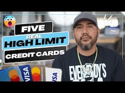 💳 5 EXCLUSIVE HIGH LIMIT Credit Cards You Need to See 💳