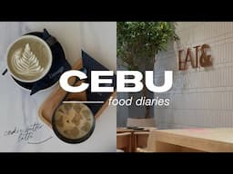 cebu food diaries - new cafes + cookie butter desserts