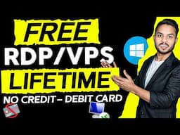 How to Create free RDP for Lifetime 2024 | No Crédit/Débit Card Required | Get Free RDP/ VPS Hosting