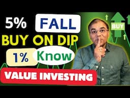 जबरदस्त  5% correction पर - Buy on DIPS | Long term Investing | Value Investing