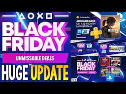 HUGE PlayStation BLACK FRIDAY 2024 Sales UPDATE - Official PlayStation DEALS Revealed!