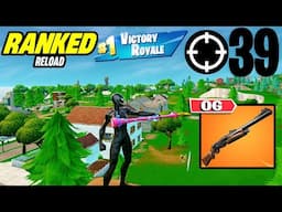 39 Elimination Solo Vs Squads "Ranked RELOAD" Elite Gameplay Wins (Fortnite PS4 Controller On PC)